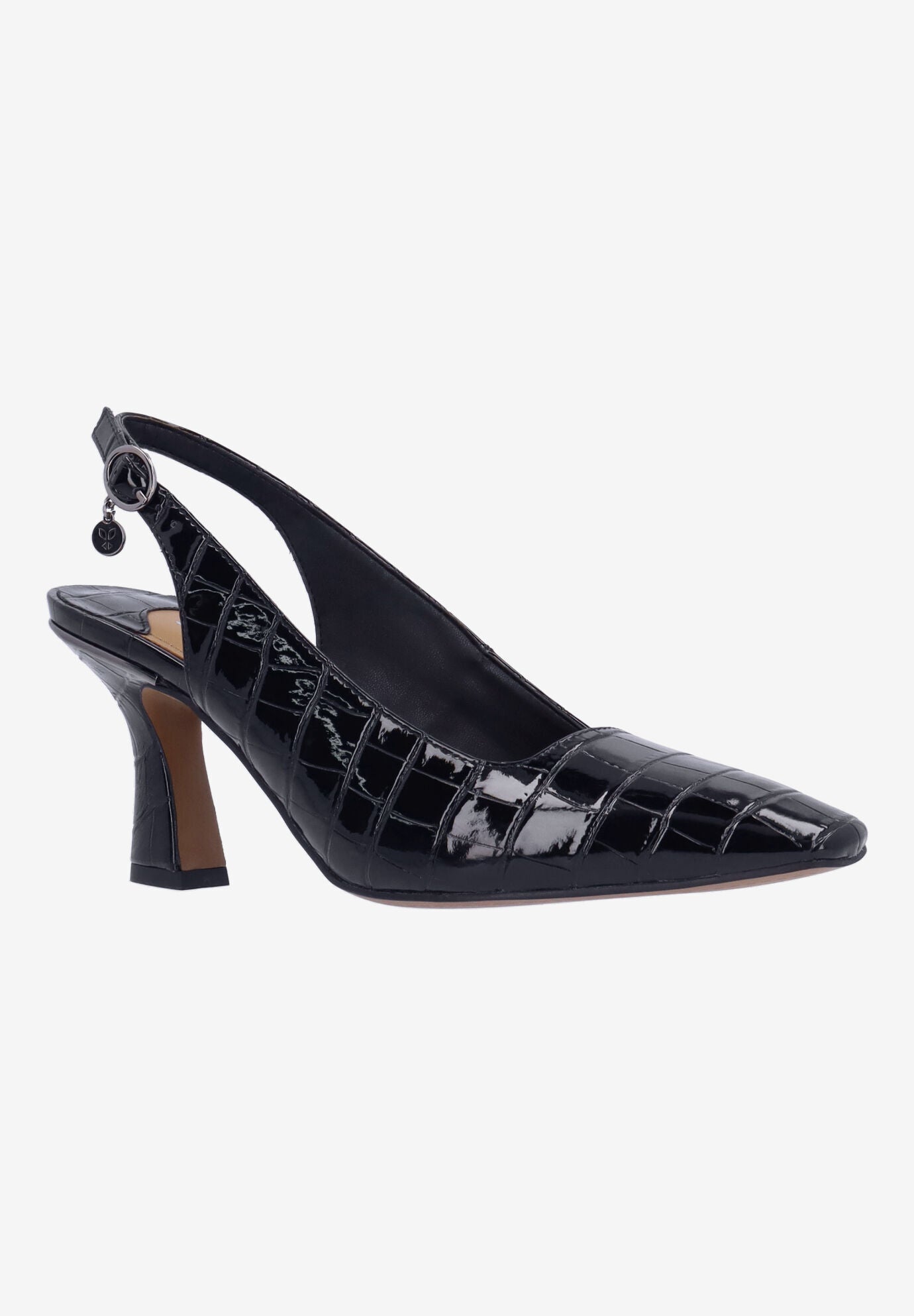 Delah Square Toe Pump, BLACK, hi-res image number 0