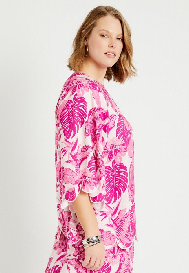 Scalloped Blouse, , alternate image number null