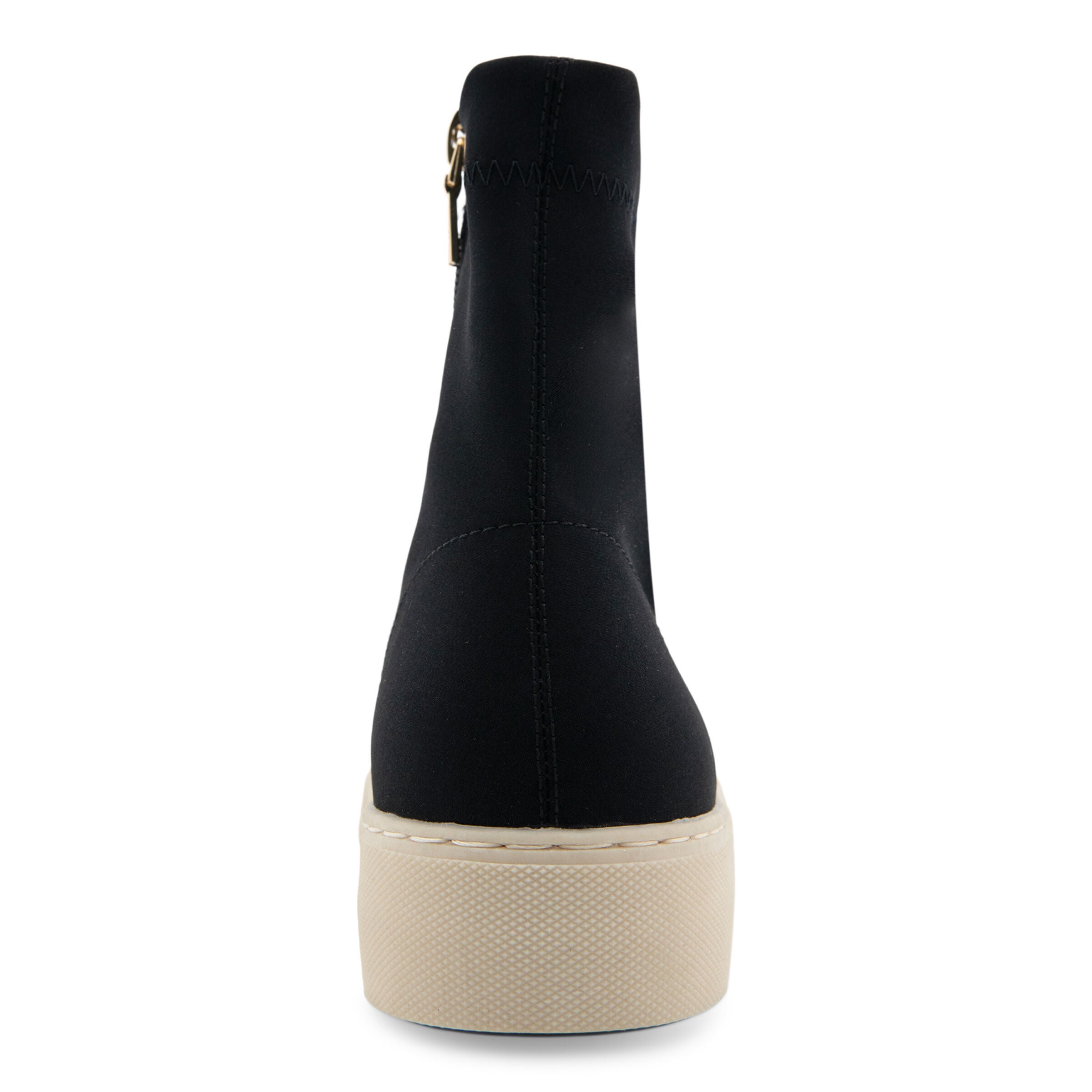 Blaise Flatform Bootie, BLACK STRETCH FABRIC, on-hover image number 1