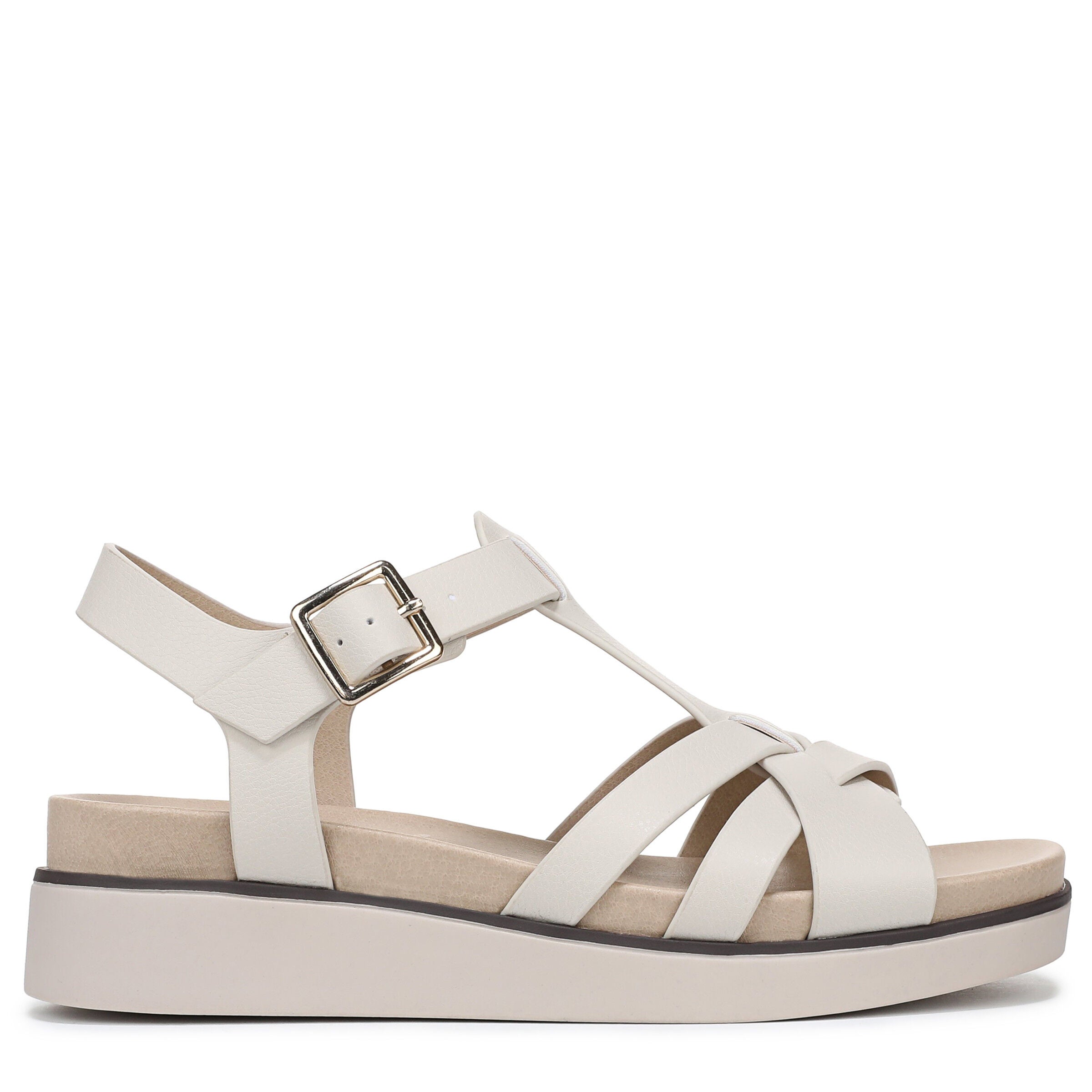 Grandiose Strappy Wedge Sandal, BONE, alternate image number 3