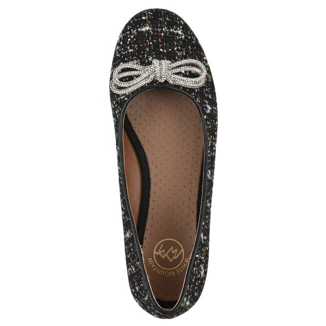 Sashimi Ballet Flat, BLACK MULTI FABRIC, alternate image number null