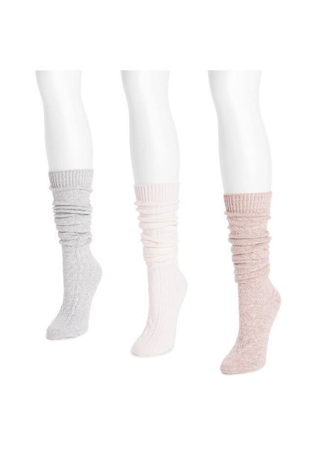 3 Pair Pack Slippers Socks, , alternate image number 3