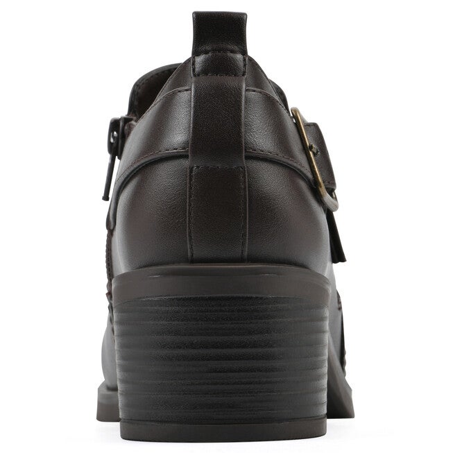 Curby Bootie - WIDE, BROWN, on-hover image number null
