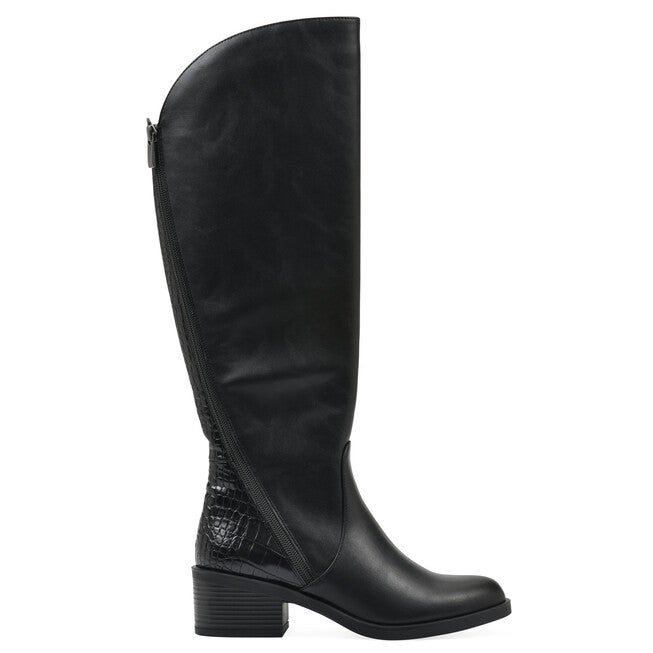 Cushaw Wide Calf Tall Shaft Boot, BLACK, alternate image number null