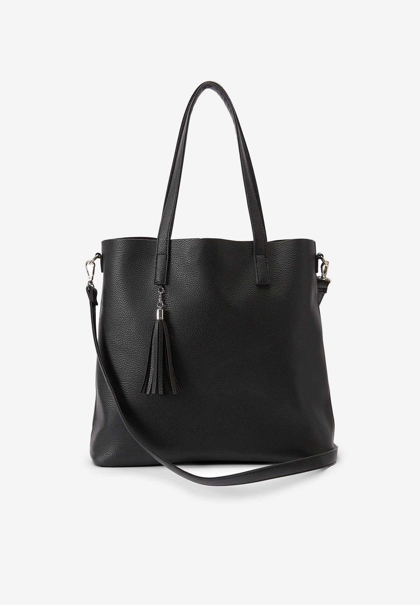 Multi-Strap Tote Bag, BLACK, hi-res image number 0