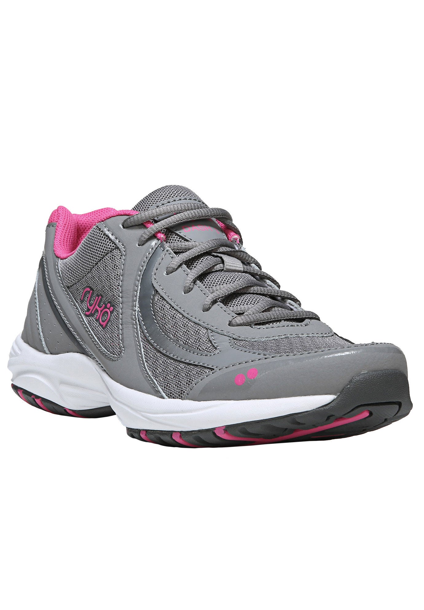 Dash 3 Sneakers by Ryka&reg;, GREY PINK, hi-res image number 0