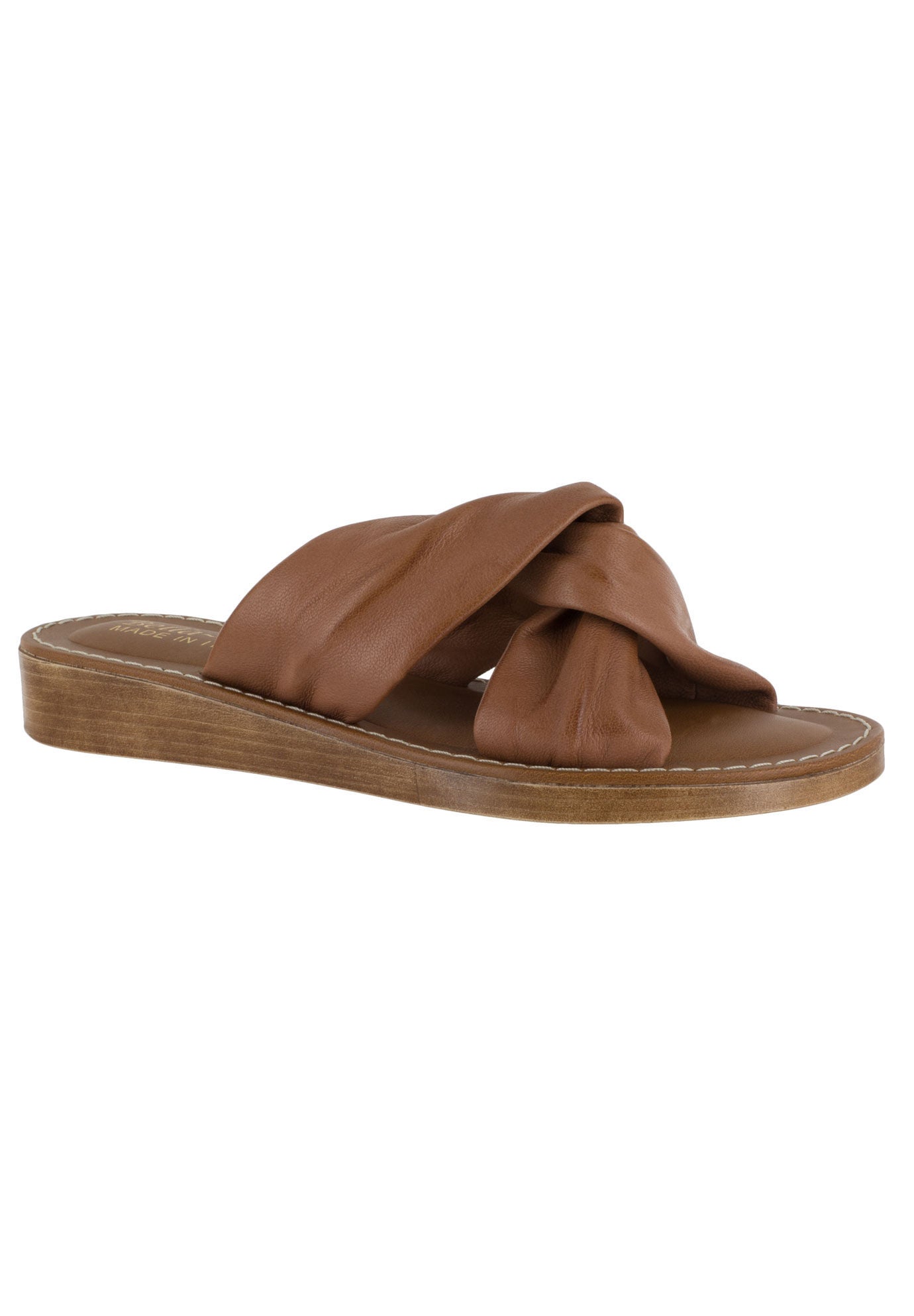 Noa-Italy Sandals by Bella Vita&reg;, WHISKEY LEATHER, hi-res image number 0