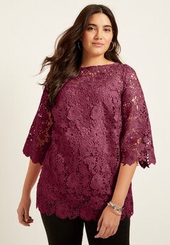 Allover Lace Top