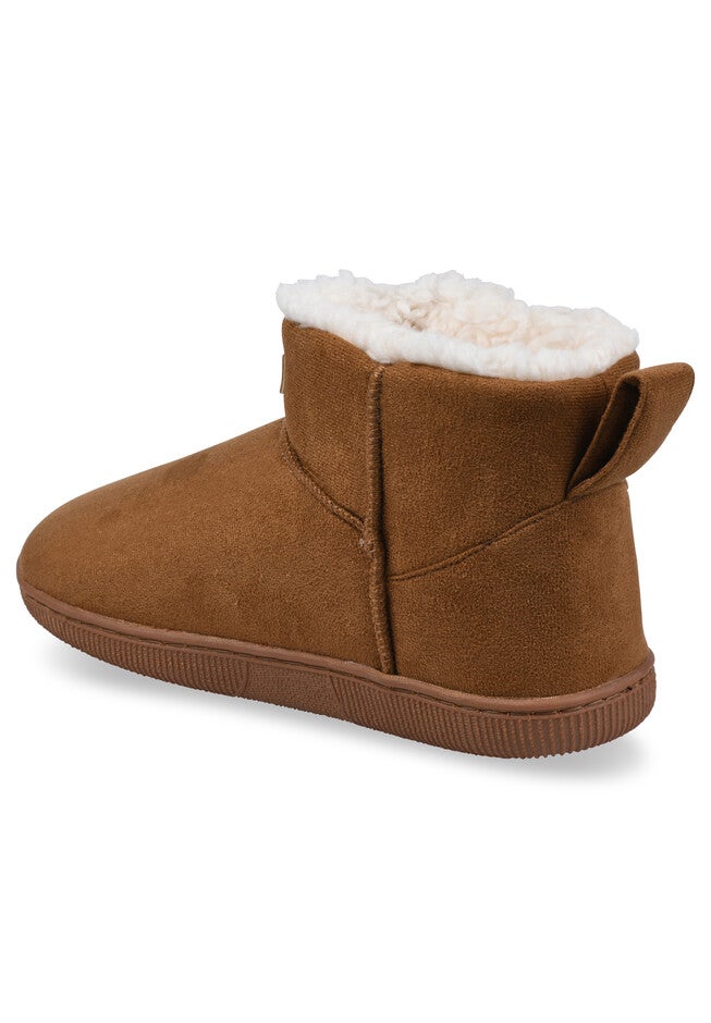 Polysuede Low Cut Ankle Slipper, , on-hover image number null