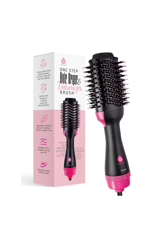 Hot Hair/Volumizer Brush Straightener, O, hi-res image number null
