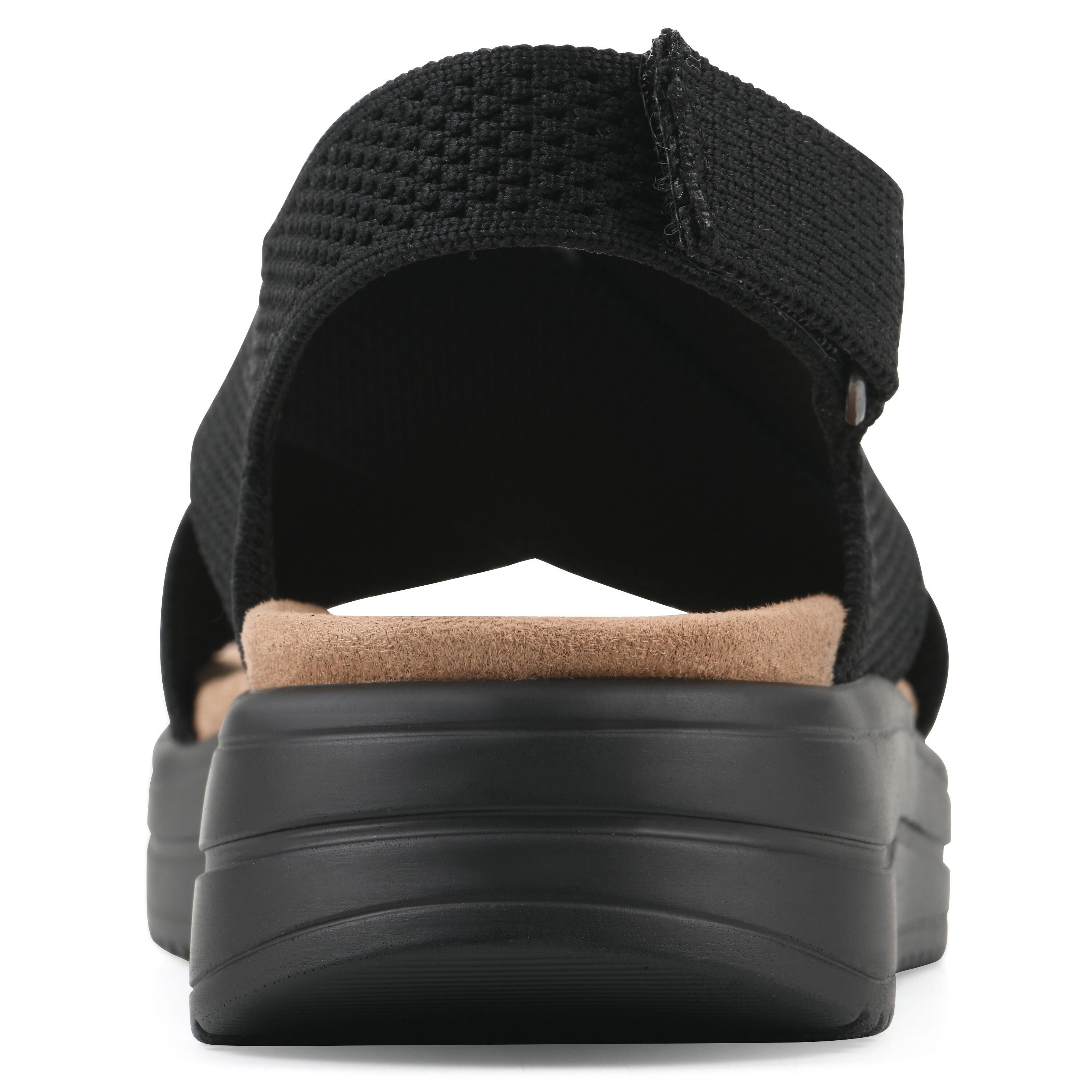 Harleen Flatform Sandal, BLACK FABRIC, on-hover image number 1