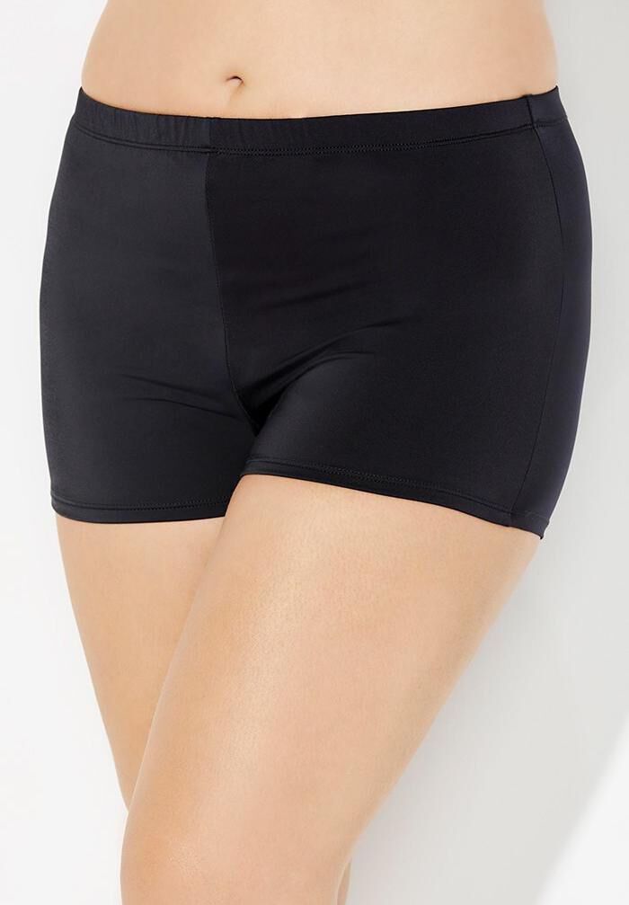 Handkerchief Halter Tankini Set with Boy Short, , alternate image number null