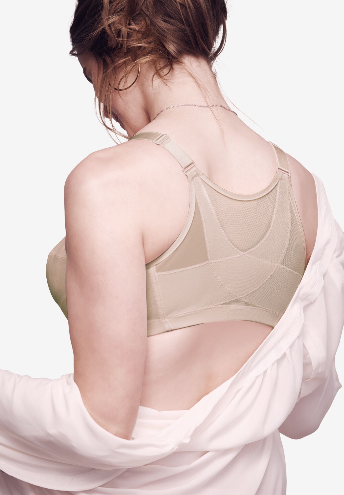 Glamorise&reg; Magic Lift&reg; Front-Close Posture Wireless Bra 1265, , alternate image number 4
