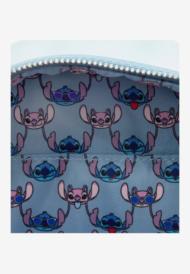 Loungefly x Disney Stitch & Angel Snow Cone Mini Backpack, BLUE, alternate image number null