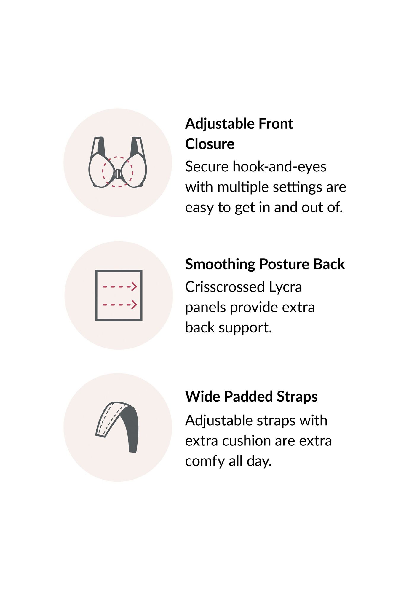 Glamorise&reg; Magic Lift&reg; Front-Close Posture Wireless Bra 1265, , alternate image number 8