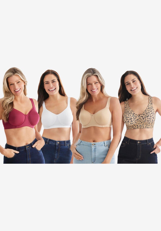 Wireless Microfiber T-Shirt Bra, , alternate image number 5