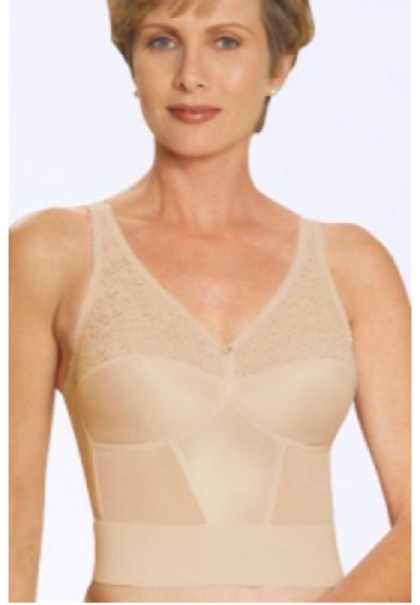 Unique Longline Bra, BEIGE, hi-res image number 0