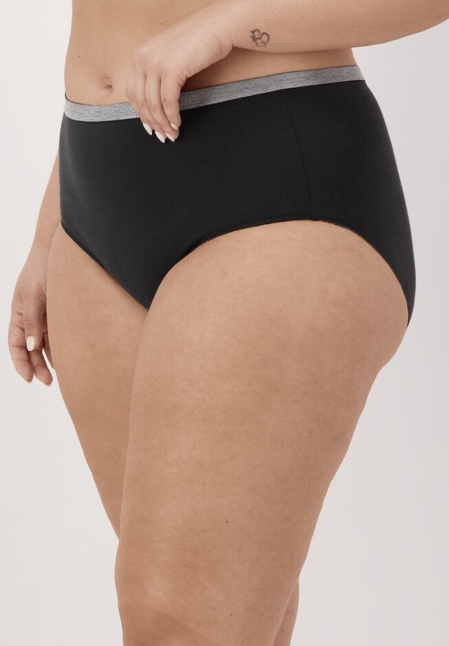 Women'S Stretch Cotton Brief Underwear, 5-Pack, , alternate image number null