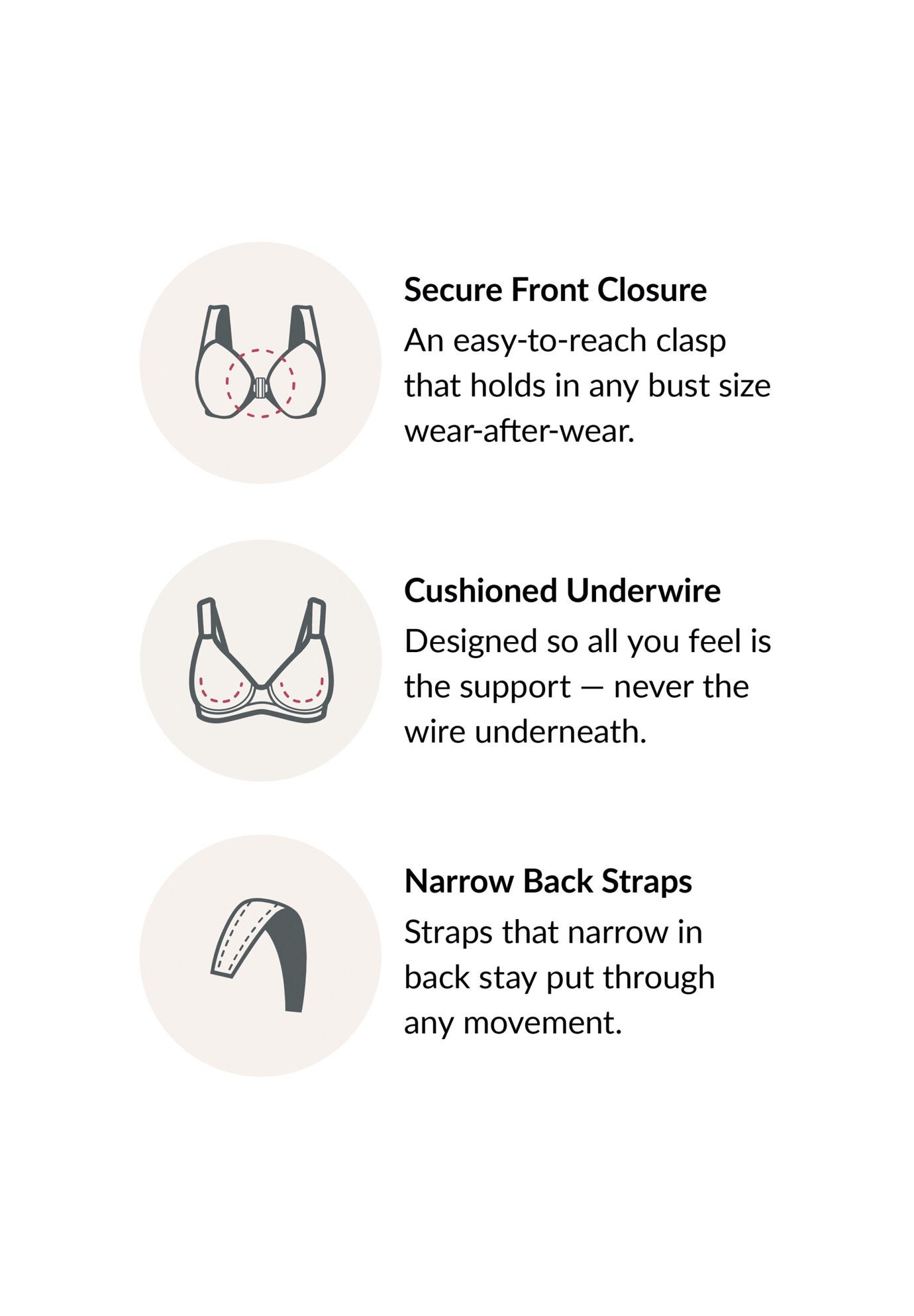 Glamorise Lacey T-Back Front-Closure WonderWire Underwire  Bra 9246 (Women&#39;s & Women&#39;s Plus), , alternate image number 2