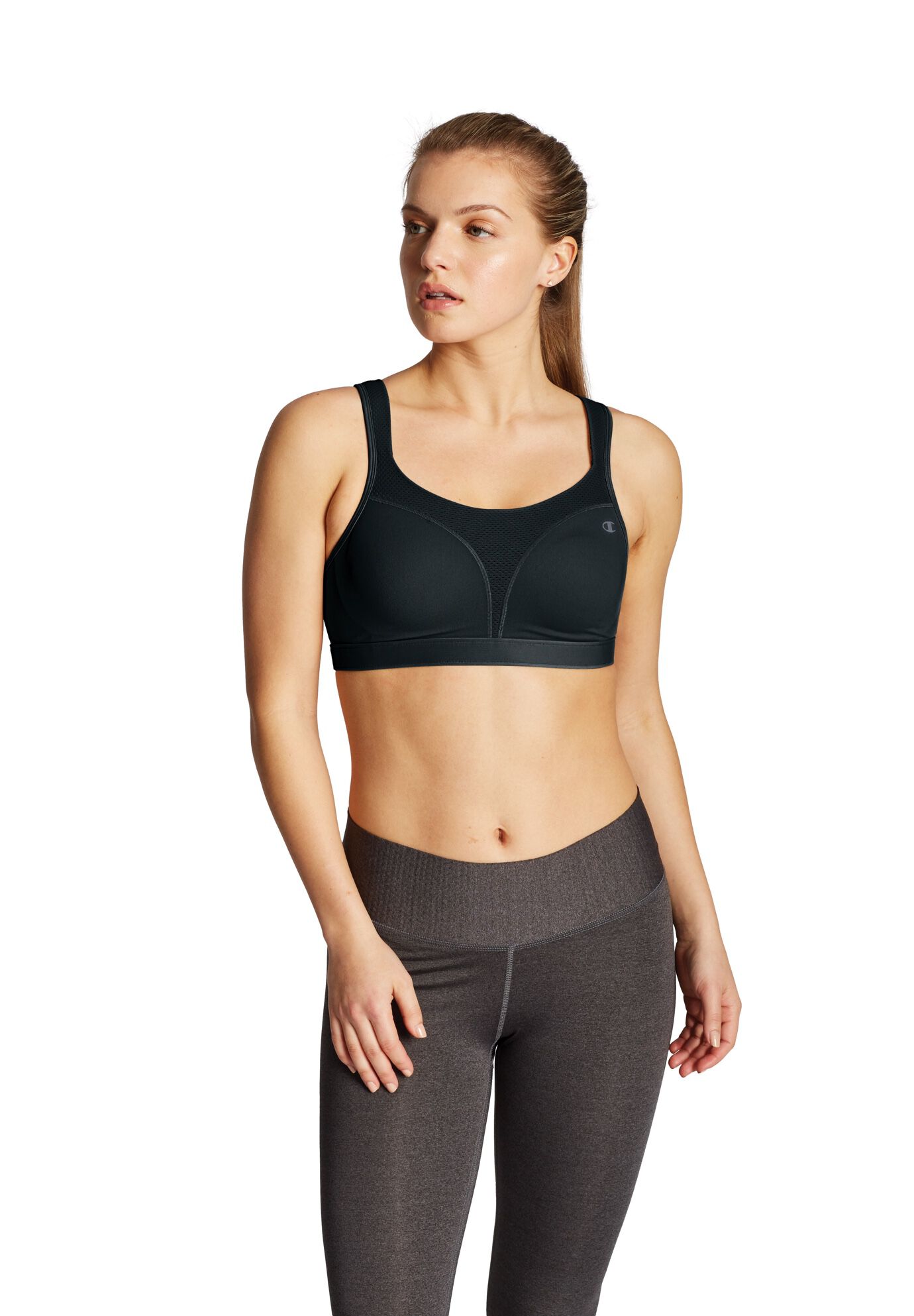 Spot Comfort&reg; Sports Bra, BLACK, hi-res image number 0