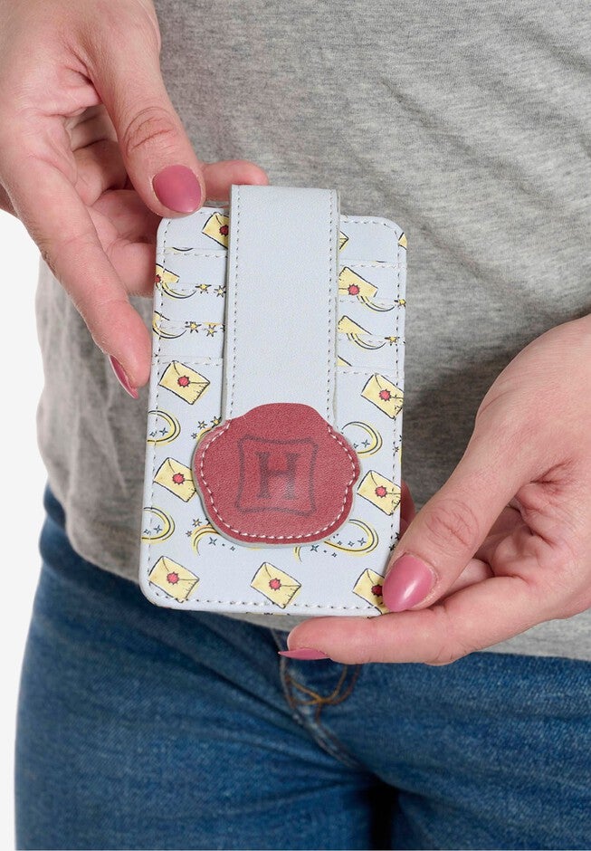 Harry Potter Hogwarts Card Holder Wallet Button Snap Closure, , on-hover image number null