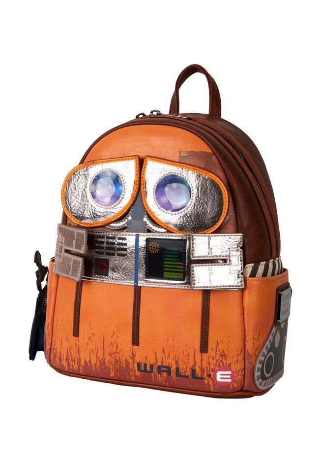 Loungefly x Pixar WALL-E Mini Backpack with Coin Bag Cosplay Lenticular, BLACK, hi-res image number null