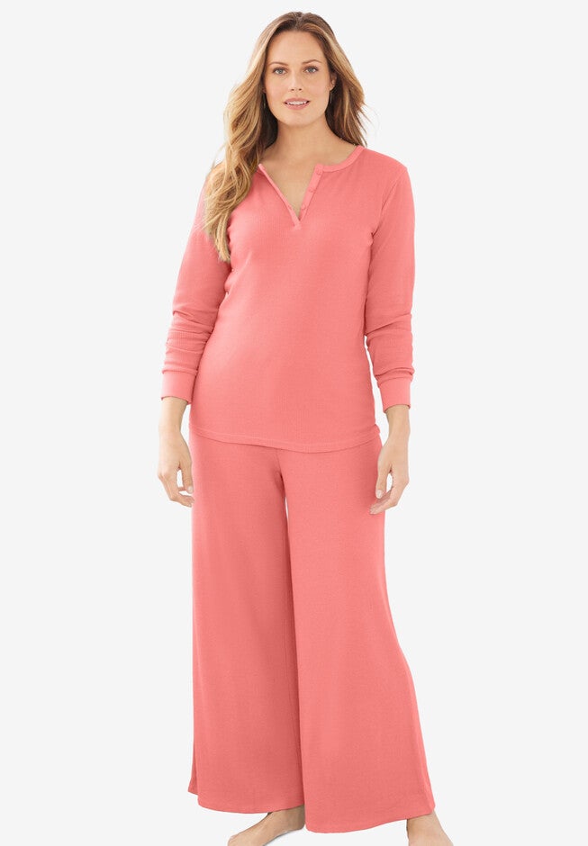 Thermal Henley, SWEET CORAL, hi-res image number 0