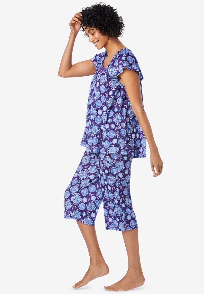 Gauze Capri PJ Set, , alternate image number null