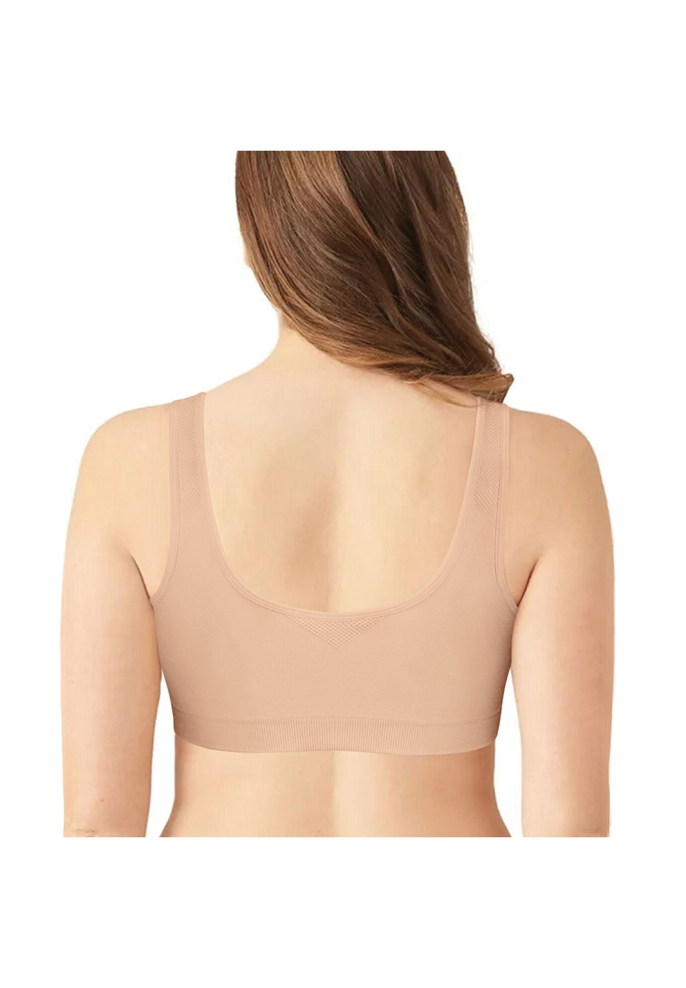 Exquisite Form 5101000 Women'S Fully Seamless Wireless Full Coverage Bra With Front Closure, , on-hover image number 1