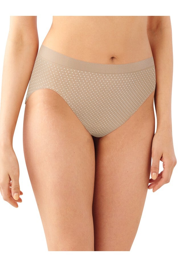 Comfort Revolution Microfiber High-Cut Panty 3-Pack , NUDE BEIGE WHITE, hi-res image number null