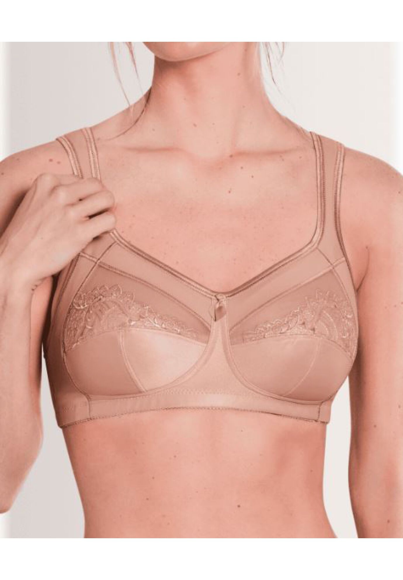 Amoena Isadora Wire Free Bra 2947, NUDE, hi-res image number 0