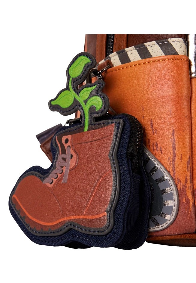 Loungefly x Pixar WALL-E Mini Backpack with Coin Bag Cosplay Lenticular, BLACK, alternate image number null