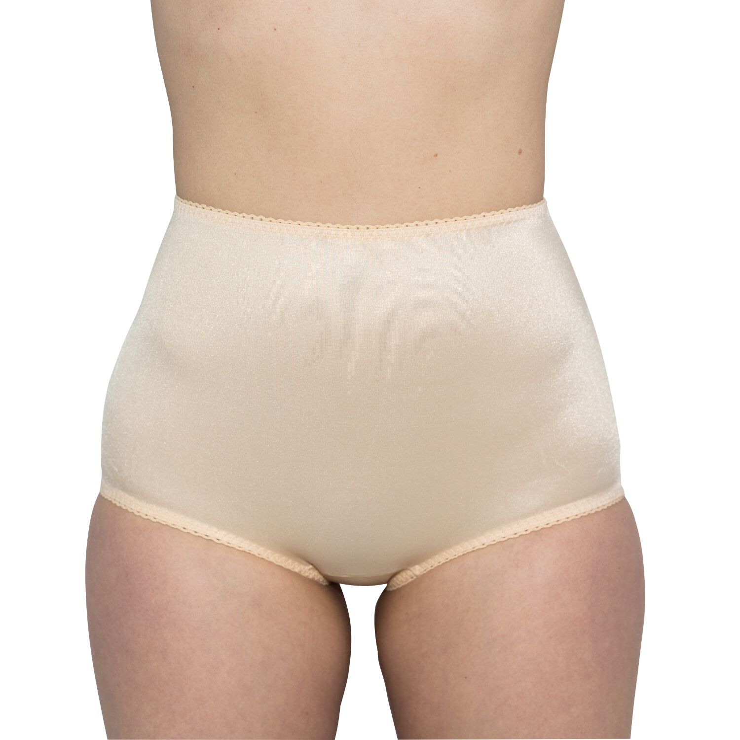 4way Stretch Full Coverage Panty, Light Shaping, BEIGE, hi-res image number 0
