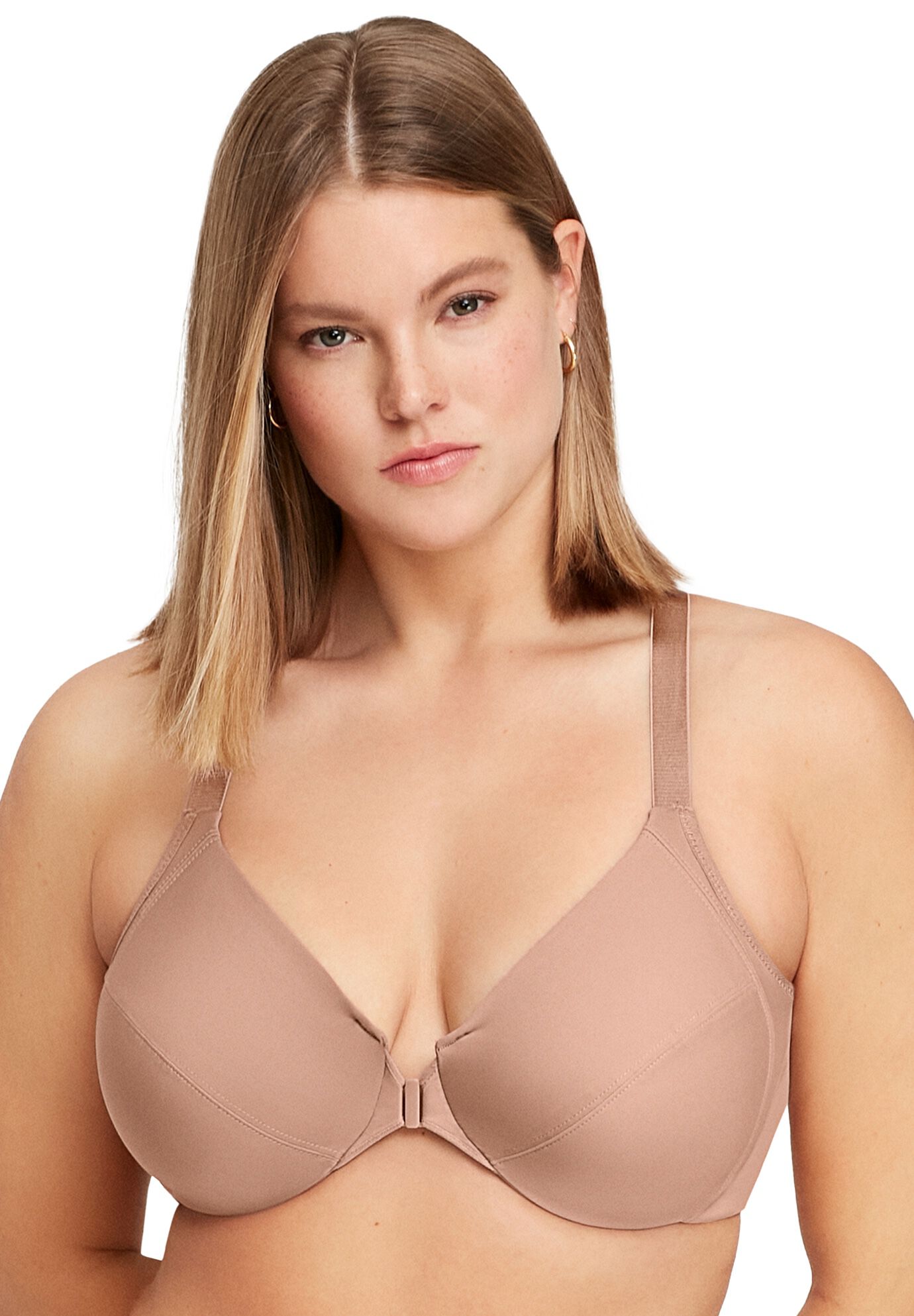 FRONT CLOSE WONDERWIRE BRA 1247, CAPPUCCINO, hi-res image number 0