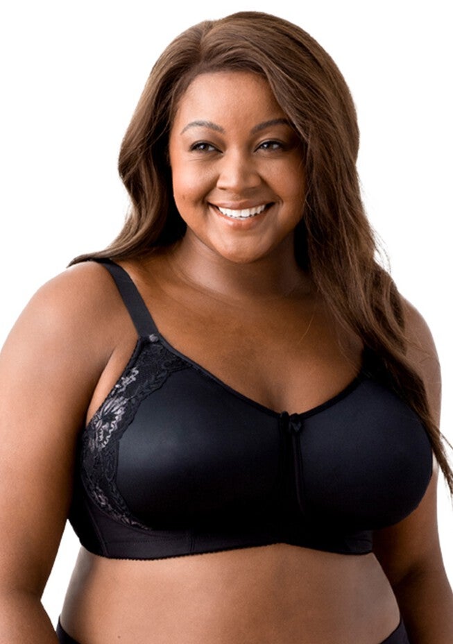 Fancy Smooth Curves Softcup Bra, BLACK, hi-res image number null