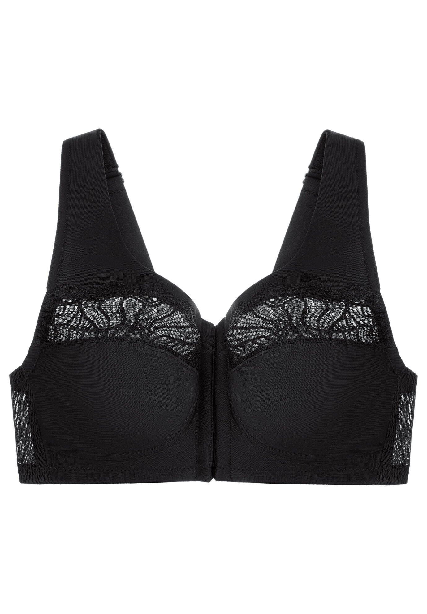 Full Figure Plus Size MagicLift Natural Shape Front-Close Bra Wirefree 1210, , alternate image number 2