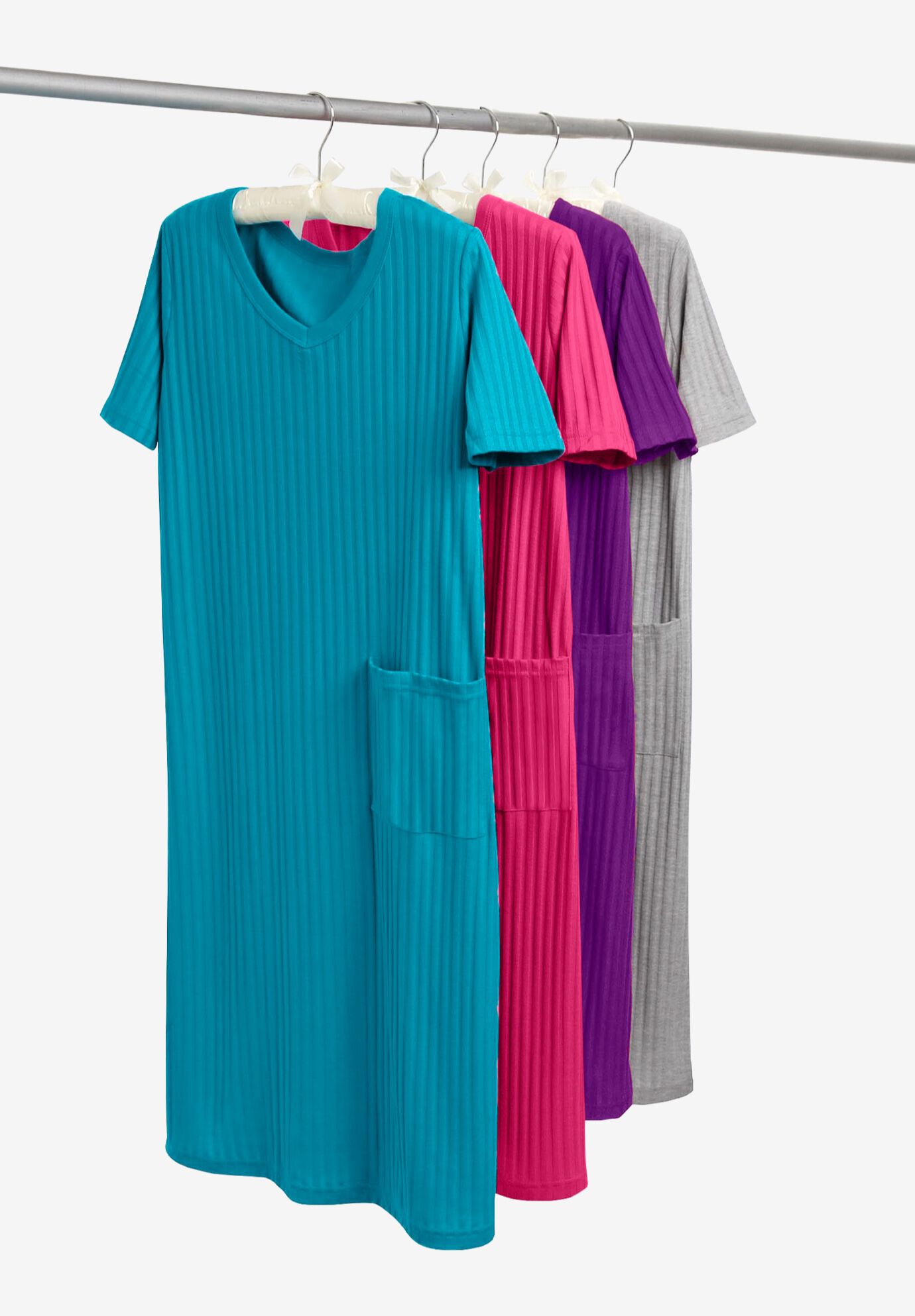 Ribbed Sleepshirt, , alternate image number 6
