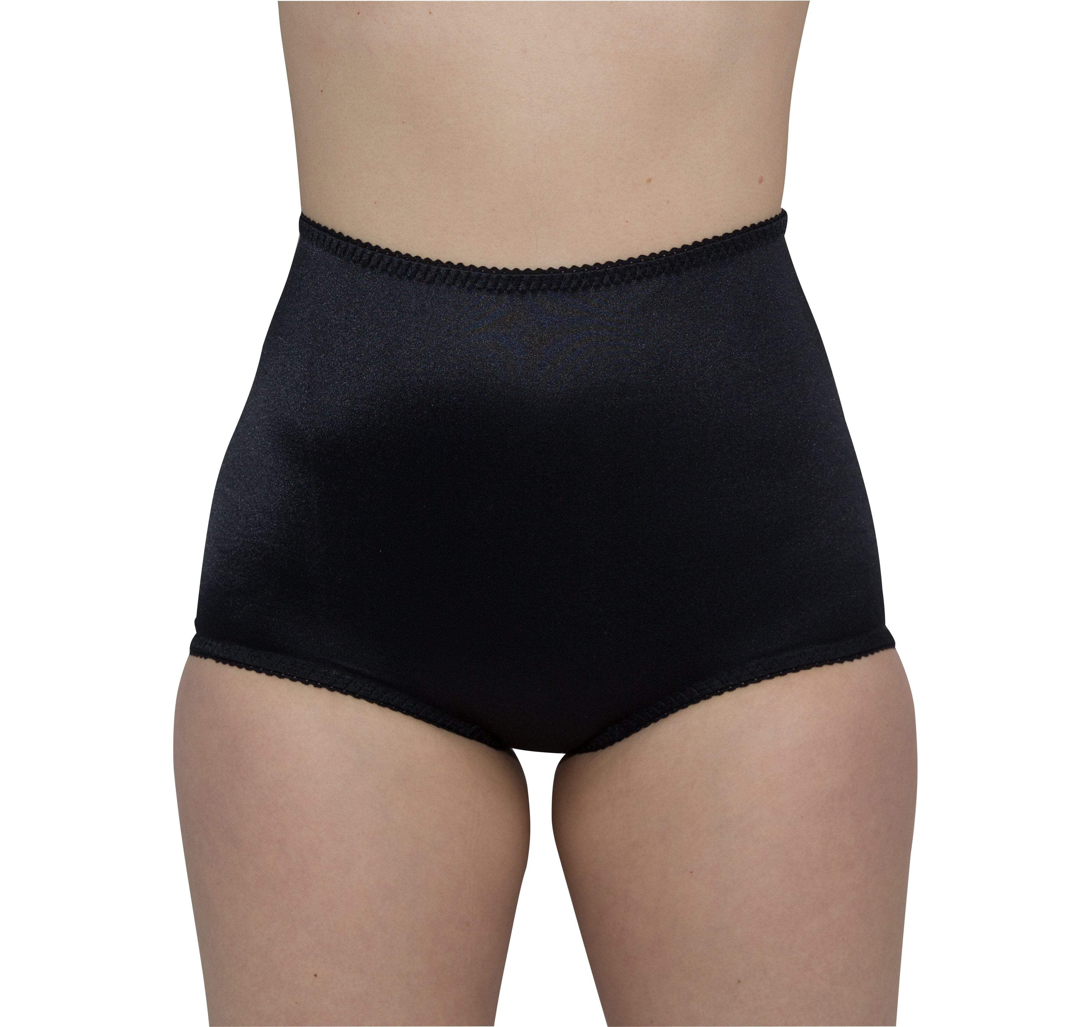4way Stretch Full Coverage Panty, Light Shaping, BLACK, hi-res image number 0