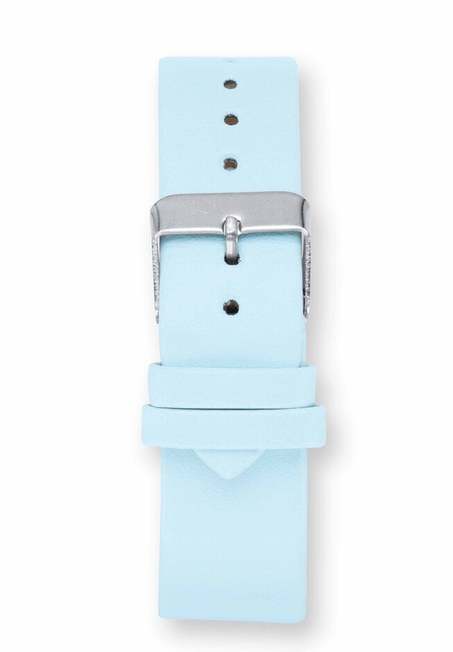 Gold Tone Bowtie Cat Watch with Adjustable Light Blue Strap, 8 inches, , on-hover image number null