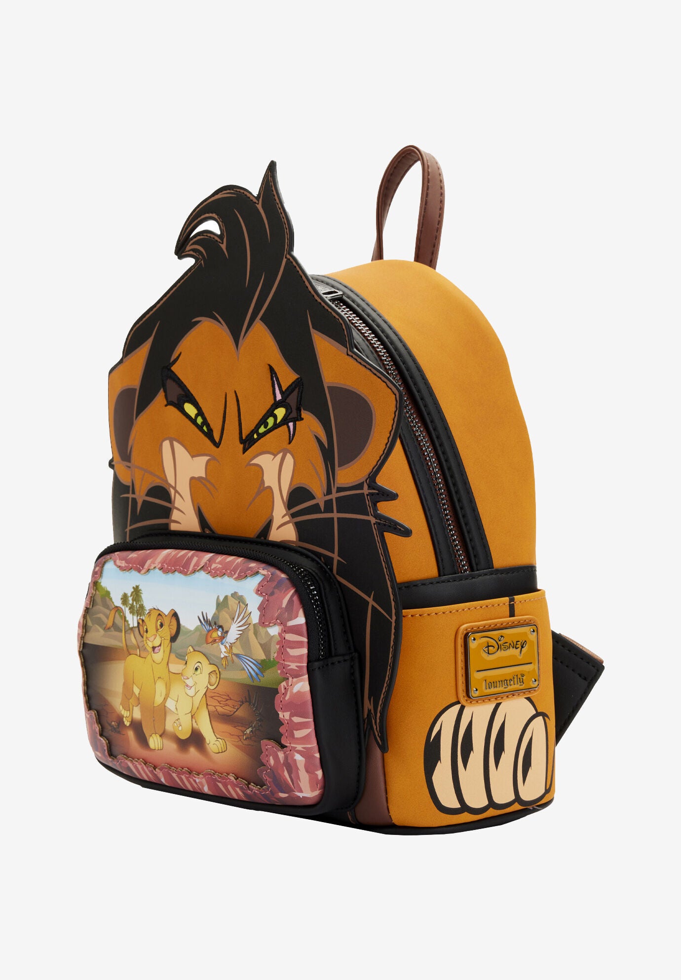 Loungefly X Disney Lion King Villain Mini Backpack Handbag Scar Simba Nala, , on-hover image number 1