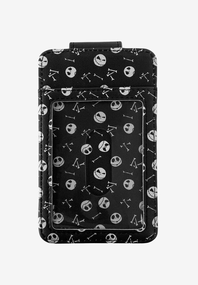 Jack Skellington Card Holder Wallet Button Snap Closure, , alternate image number null