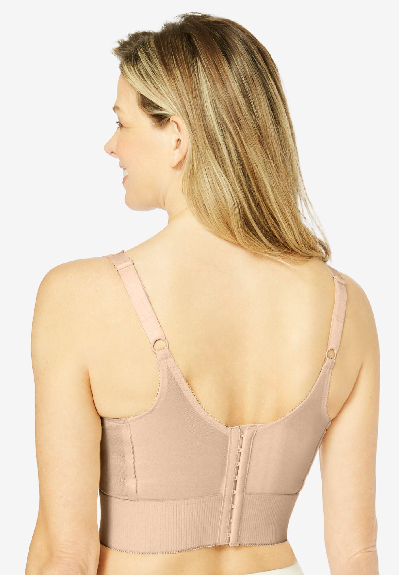 Mastectomy Choice Plus Longline Bra, , on-hover image number 1