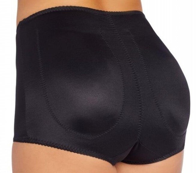 Padded Panty Brief Light Shaping (Removable Pads), BLACK, hi-res image number 0