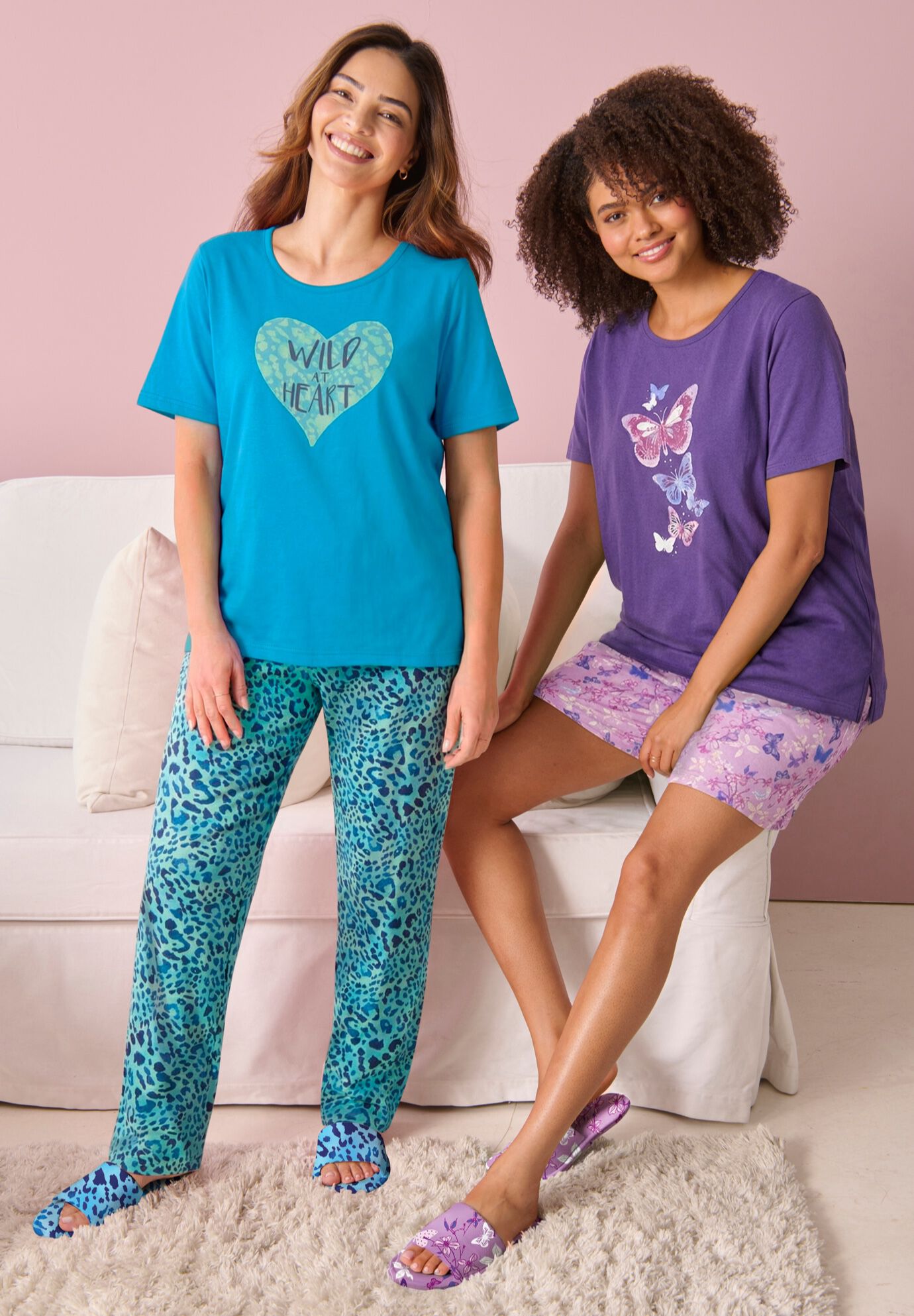 Graphic Tee PJ Set, , alternate image number 6