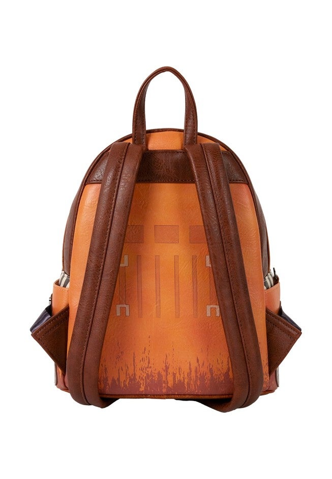 Loungefly x Pixar WALL-E Mini Backpack with Coin Bag Cosplay Lenticular, BLACK, on-hover image number null