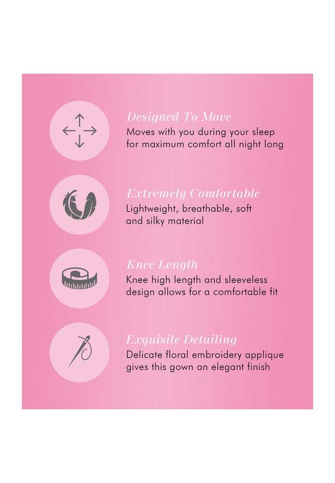 Exquisite Form® Sleeveless Short Sleep Gown, , alternate image number 2