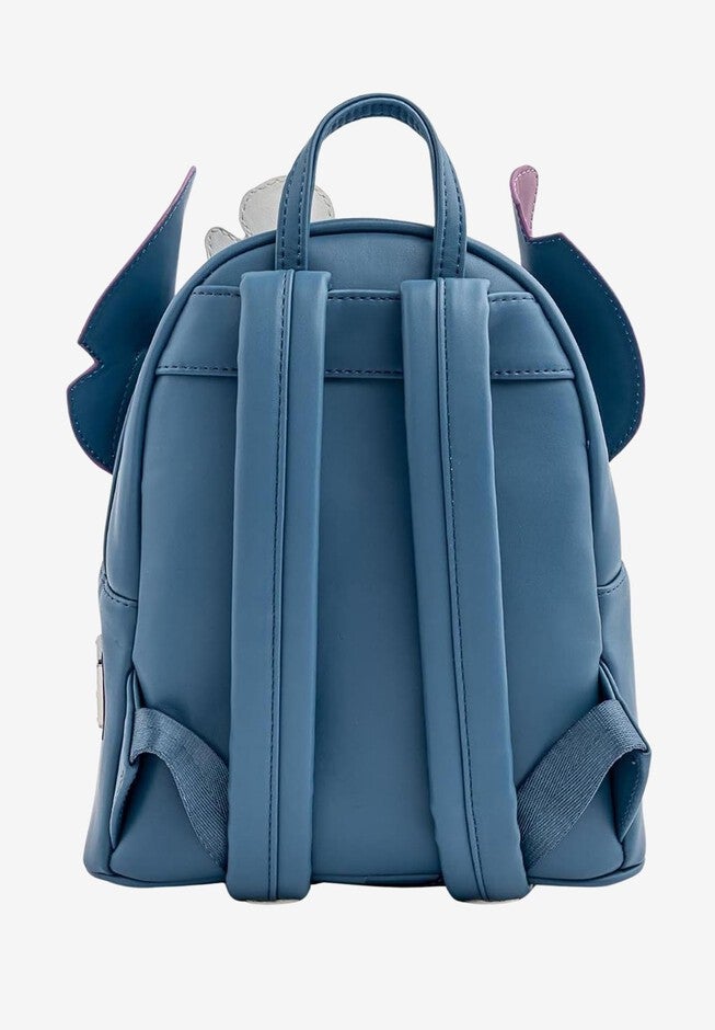 Loungefly x Disney Stitch Story Time Duckies Mini Backpack, BLUE, on-hover image number null