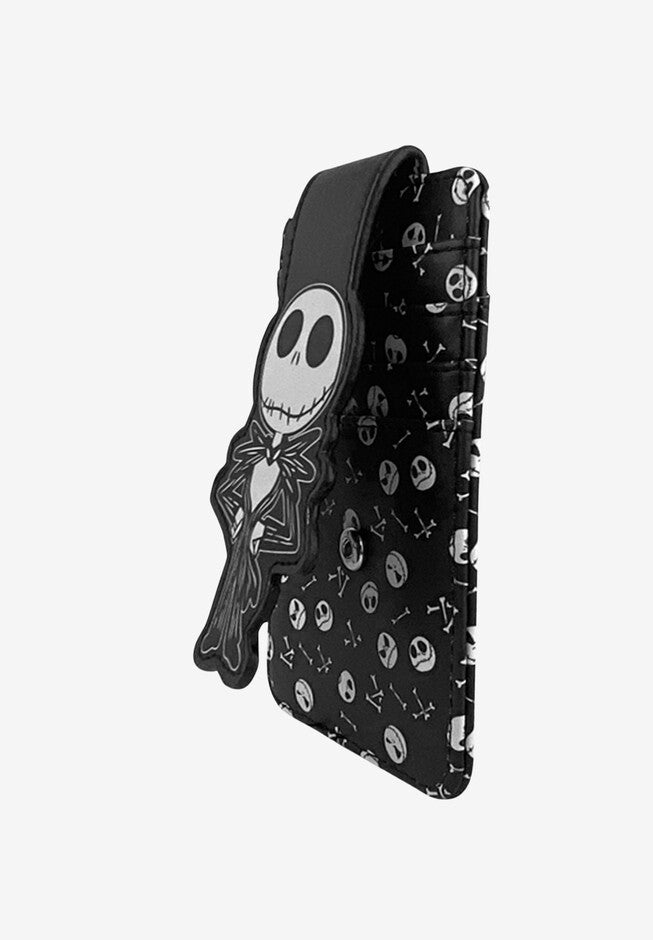 Jack Skellington Card Holder Wallet Button Snap Closure, , alternate image number null