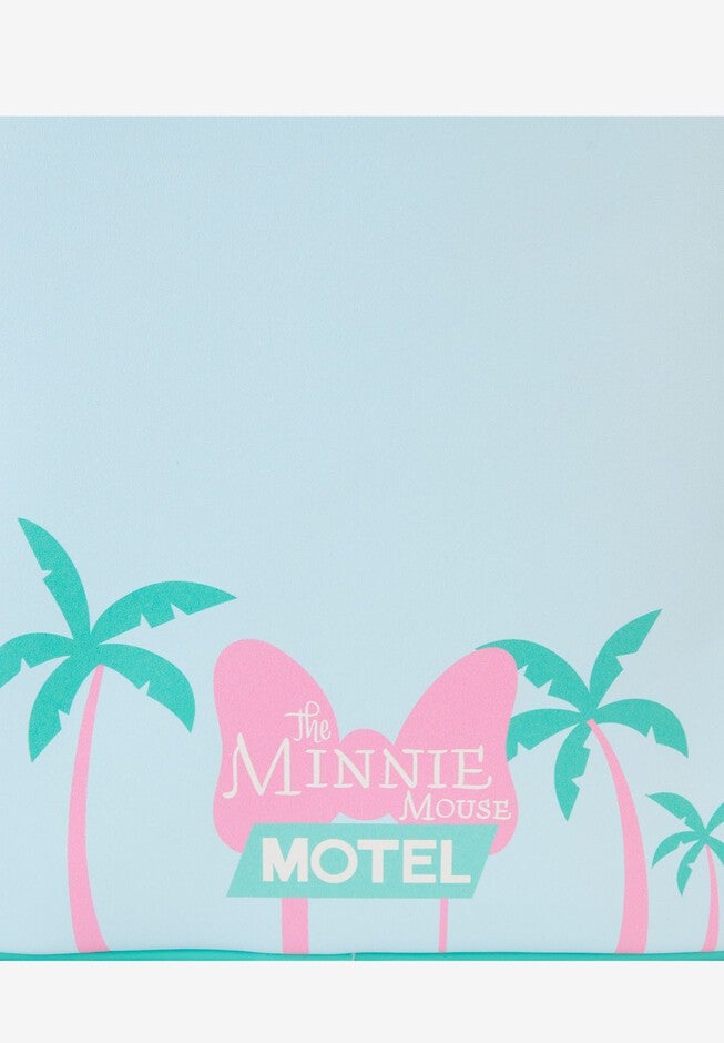 Loungefly x Disney Minnie Mouse Vacation Trip Mini Backpack, BLUE, alternate image number 4