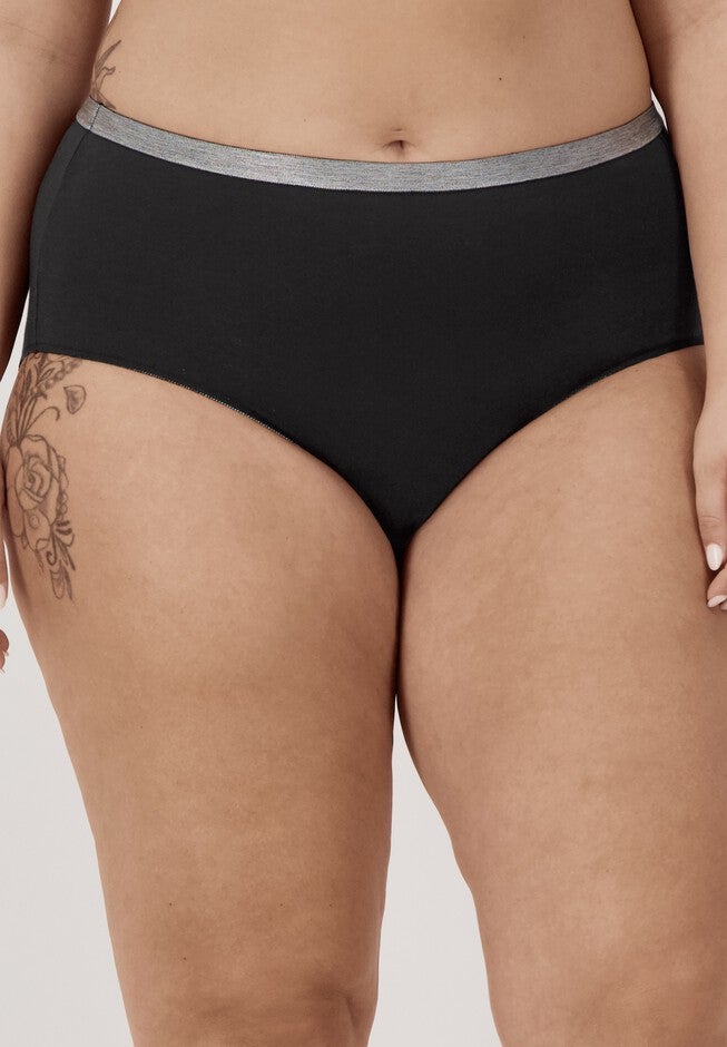 Women'S Stretch Cotton Brief Underwear, 5-Pack, , on-hover image number null